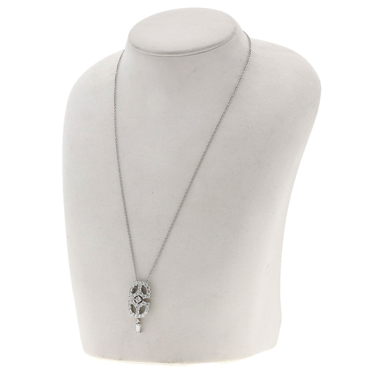 HARRY WINSTON Art Deco Diamond Necklace Platinum PT950 Ladies [Used]