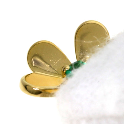 Van Cleef & Arpels Frivole Emerald Mini Model Necklace K18 Yellow Gold Ladies [Used]