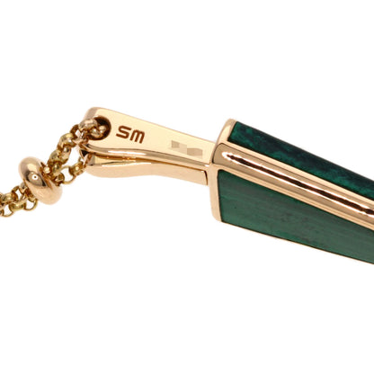 BVLGARI Gelati Malachite Diamond SM Bracelet K18 Pink Gold Ladies [Used]