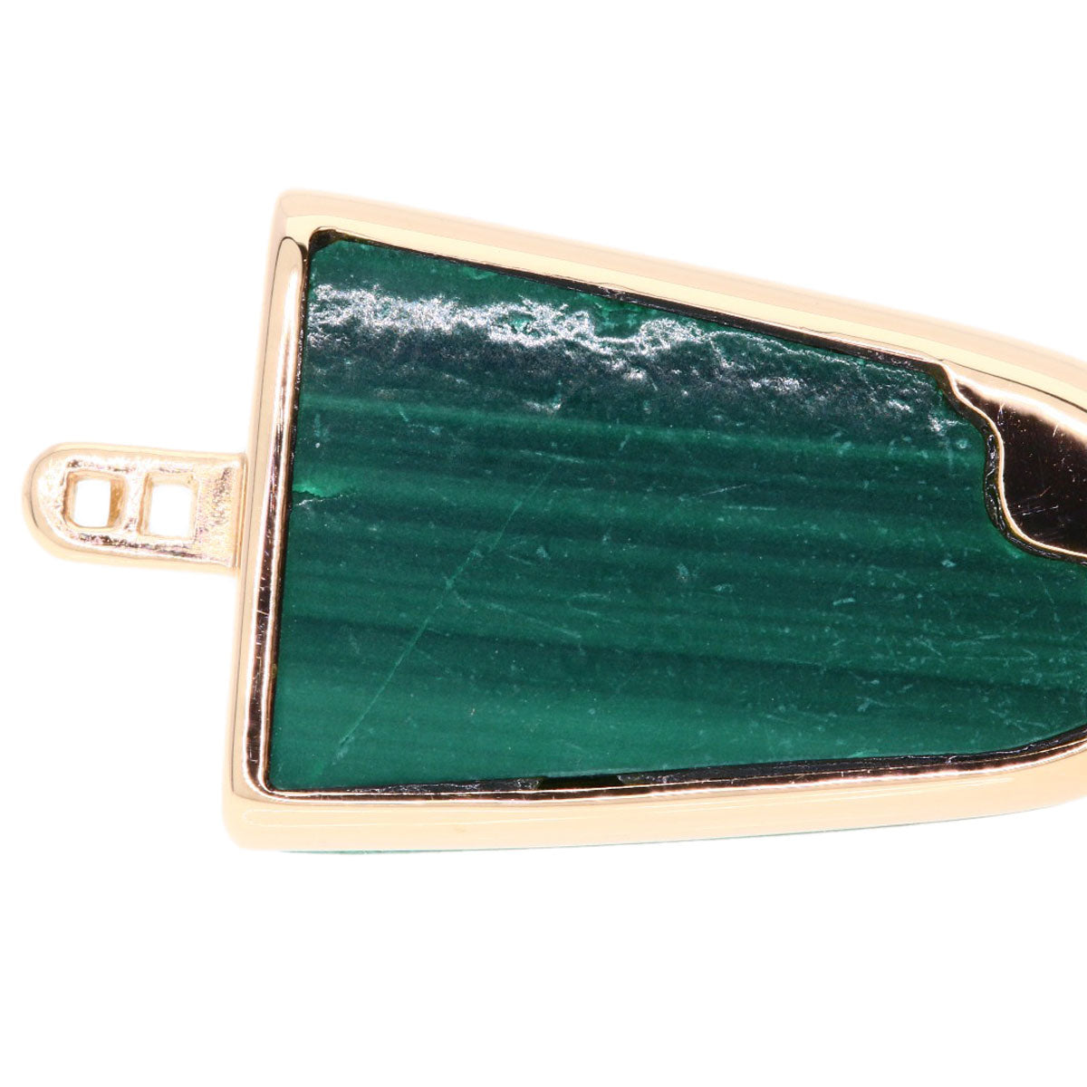 BVLGARI Gelati Malachite Diamond SM Bracelet K18 Pink Gold Ladies [Used]
