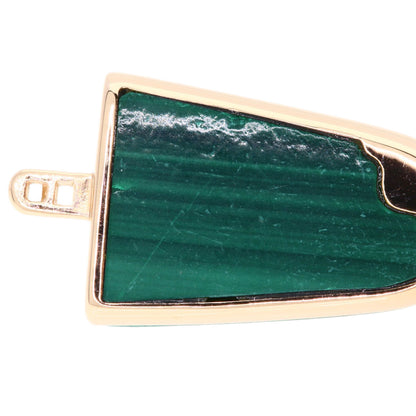 BVLGARI Gelati Malachite Diamond SM Bracelet K18 Pink Gold Ladies [Used]
