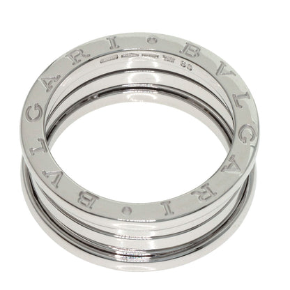 BVLGARI B.zero1 3 bands #60 Ring K18 White Gold Ladies [Used]