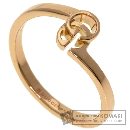 GUCCI GG Running #10 Ring K18 Pink Gold Ladies [Used]