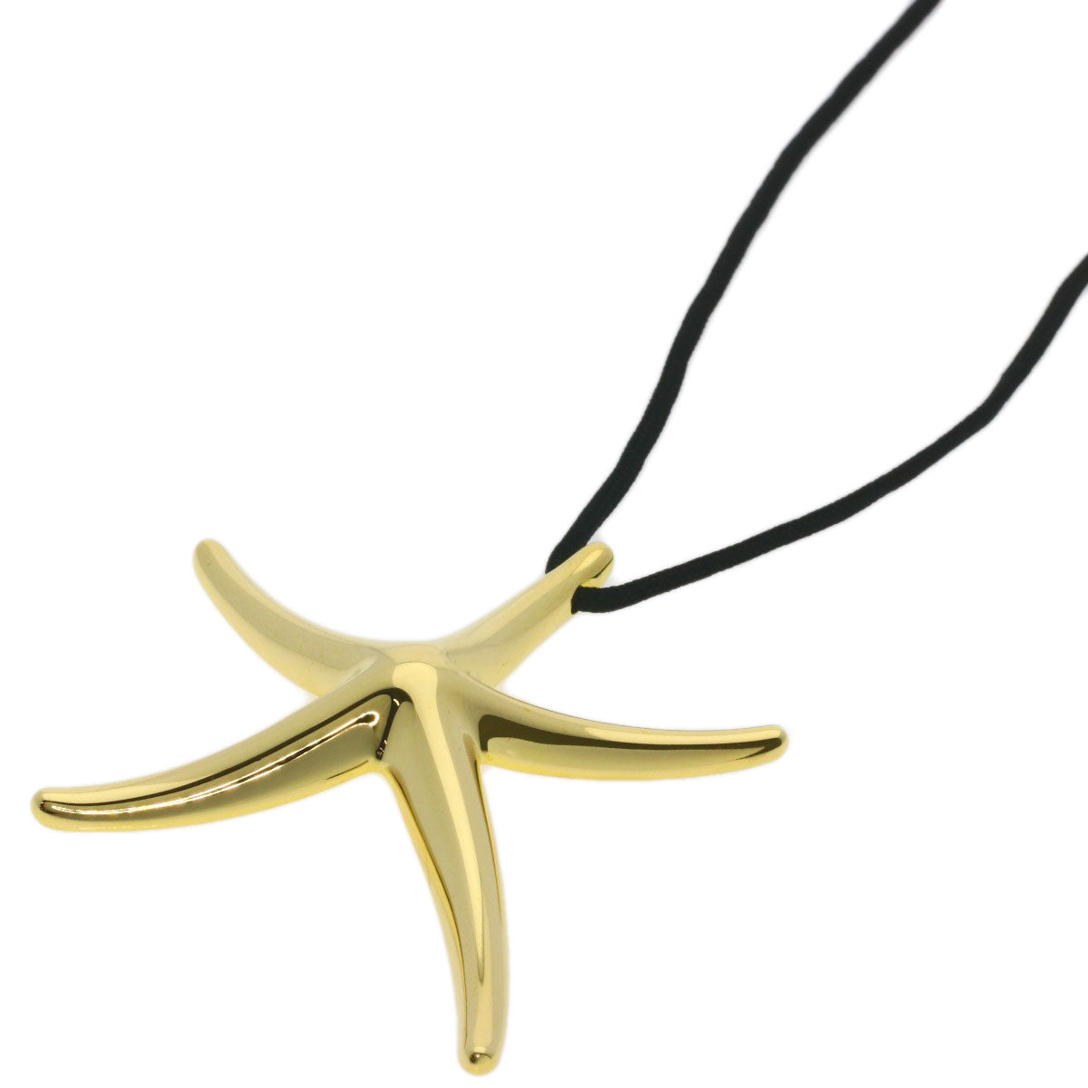 TIFFANY&Co. Star fish Necklace K18 Yellow Gold Ladies [Used]