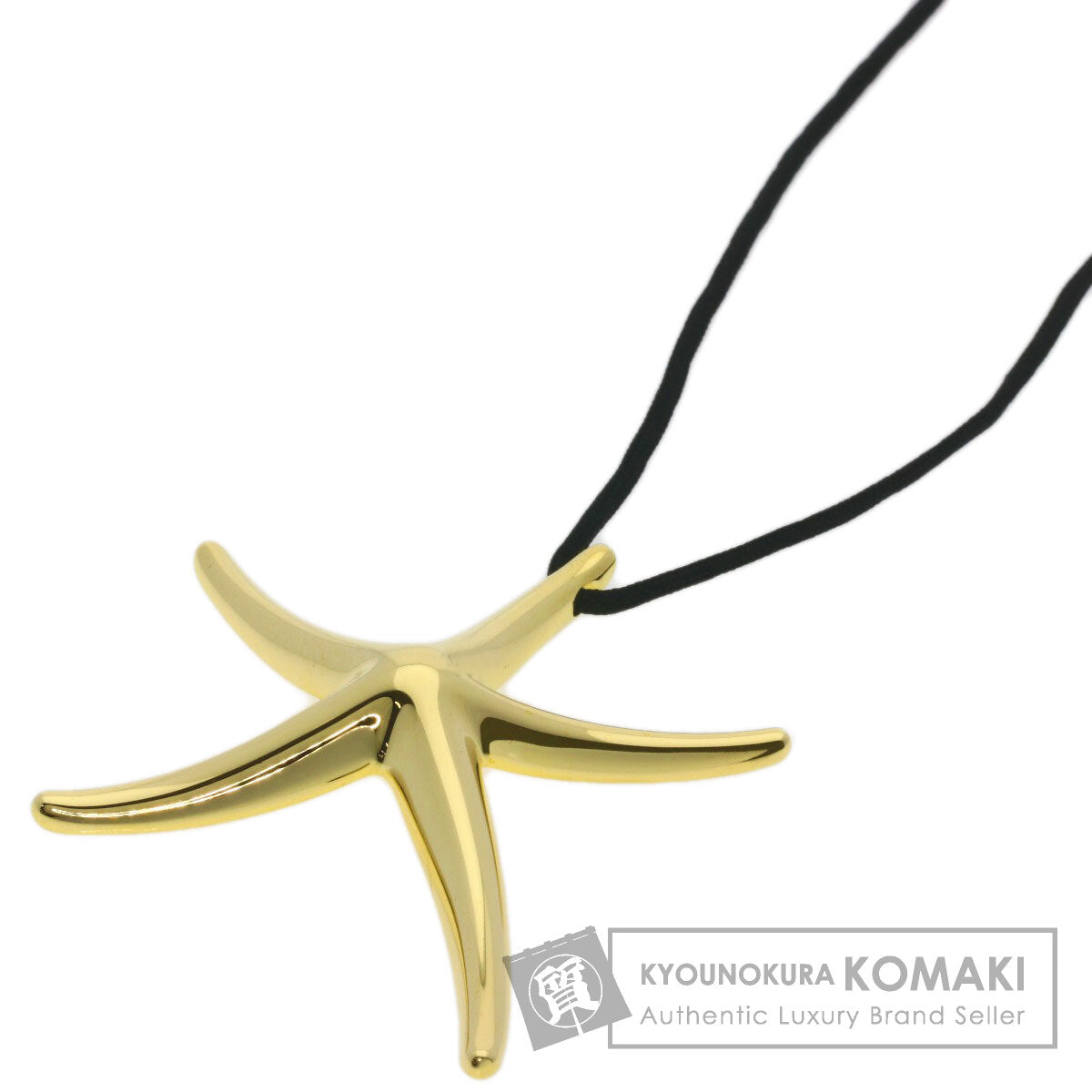 TIFFANY&Co. Star fish Necklace K18 Yellow Gold Ladies [Used]