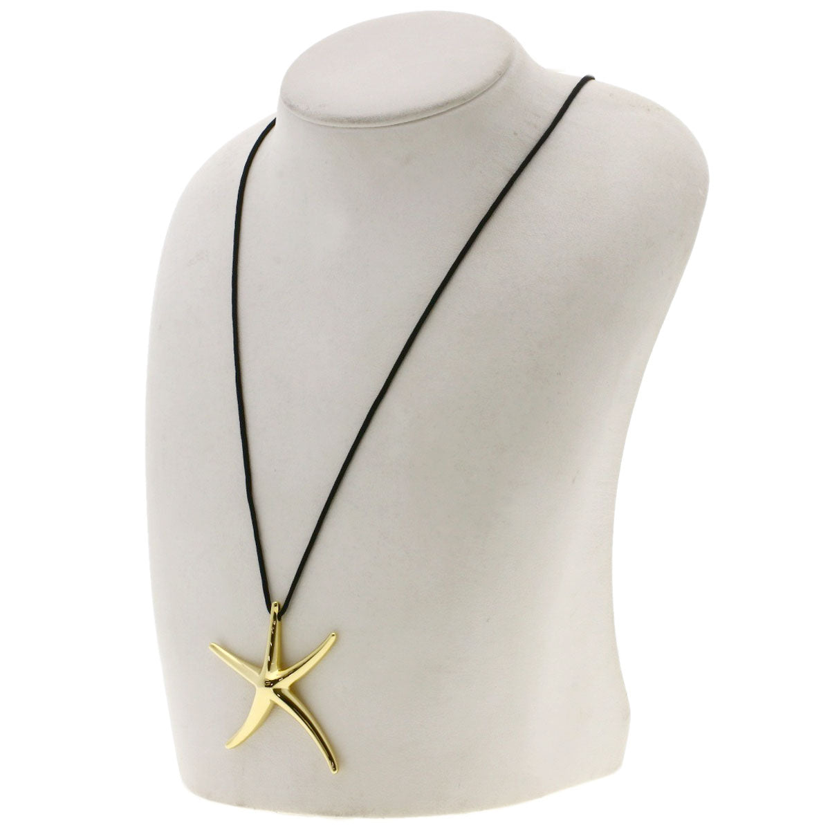 TIFFANY&Co. Star fish Necklace K18 Yellow Gold Ladies [Used]