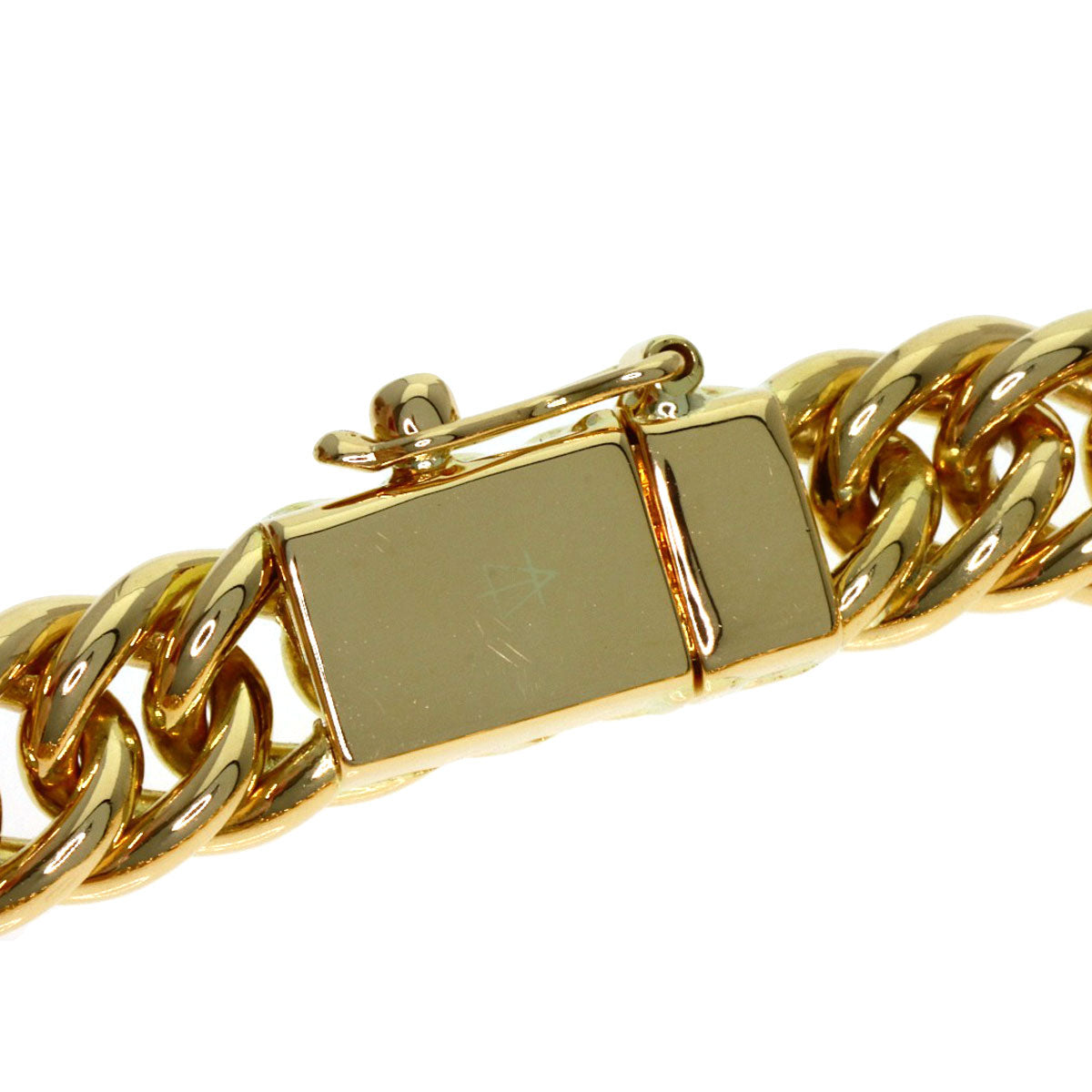 PIAGET Logo diamond Bracelet K18 Yellow Gold Ladies [Used]