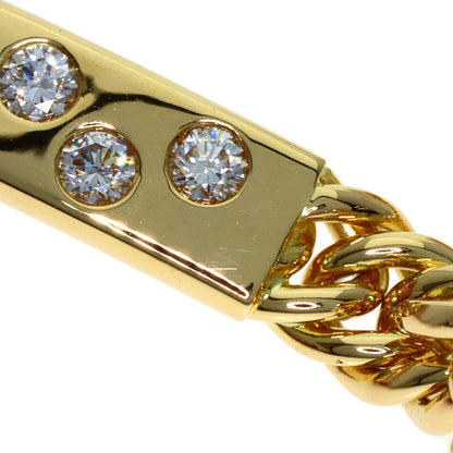 PIAGET Logo diamond Bracelet K18 Yellow Gold Ladies [Used]