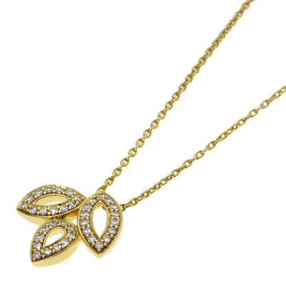 HARRY WINSTON Lily Cluster Mini Diamond Necklace K18 Yellow Gold Ladies [Used]