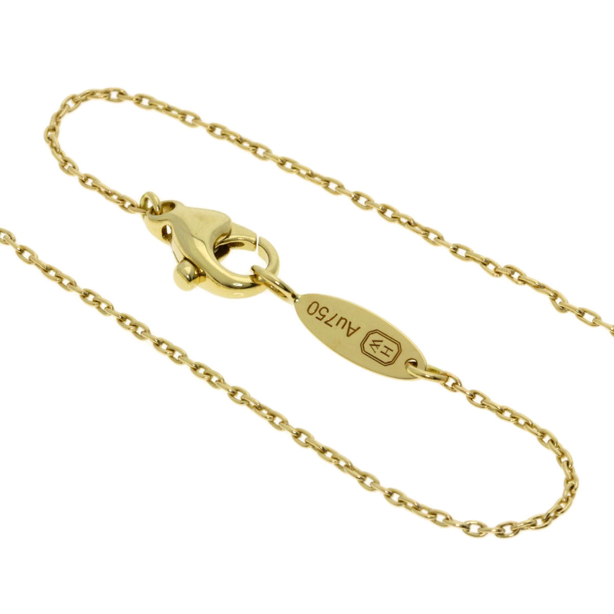 HARRY WINSTON Lily Cluster Mini Diamond Necklace K18 Yellow Gold Ladies [Used]