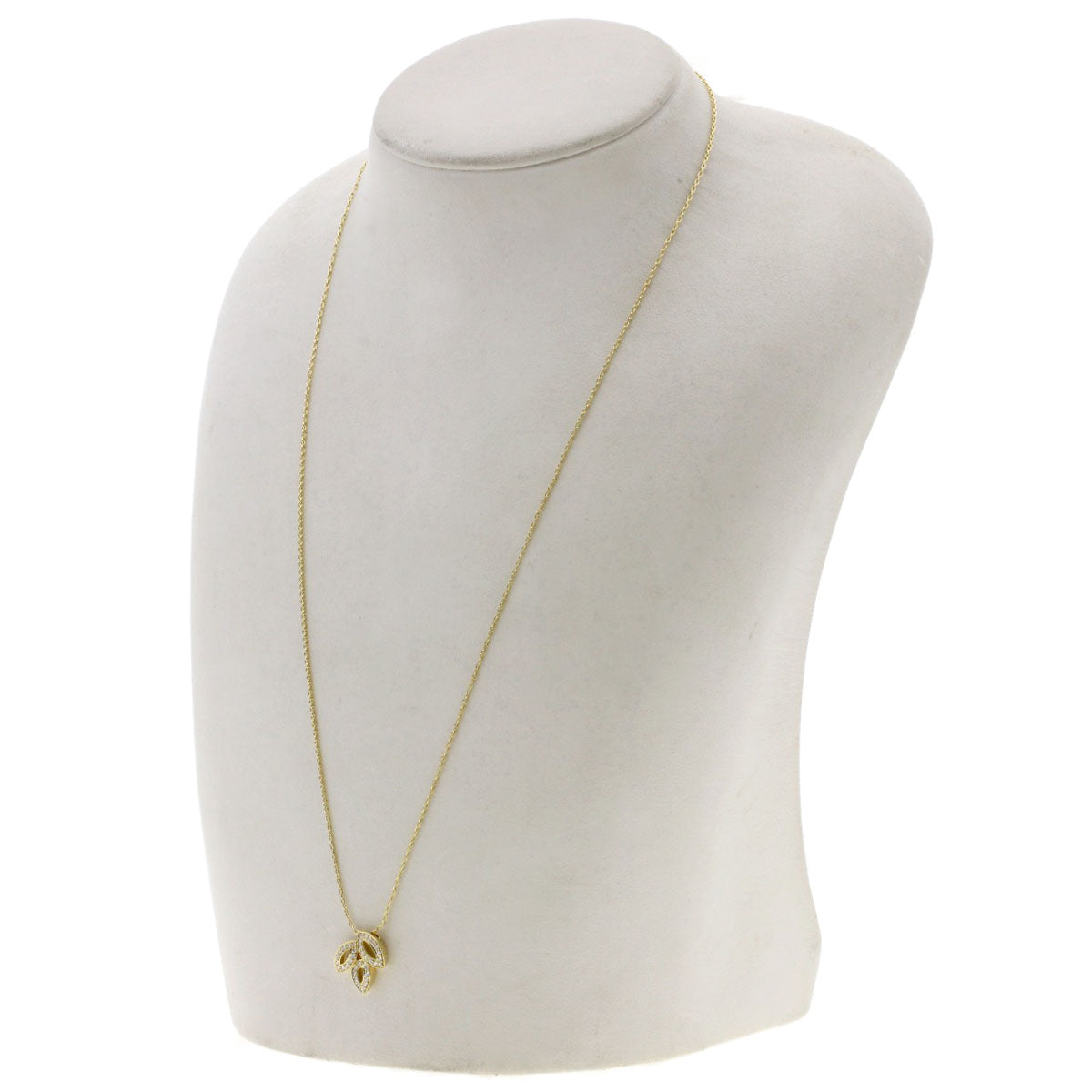 HARRY WINSTON Lily Cluster Mini Diamond Necklace K18 Yellow Gold Ladies [Used]
