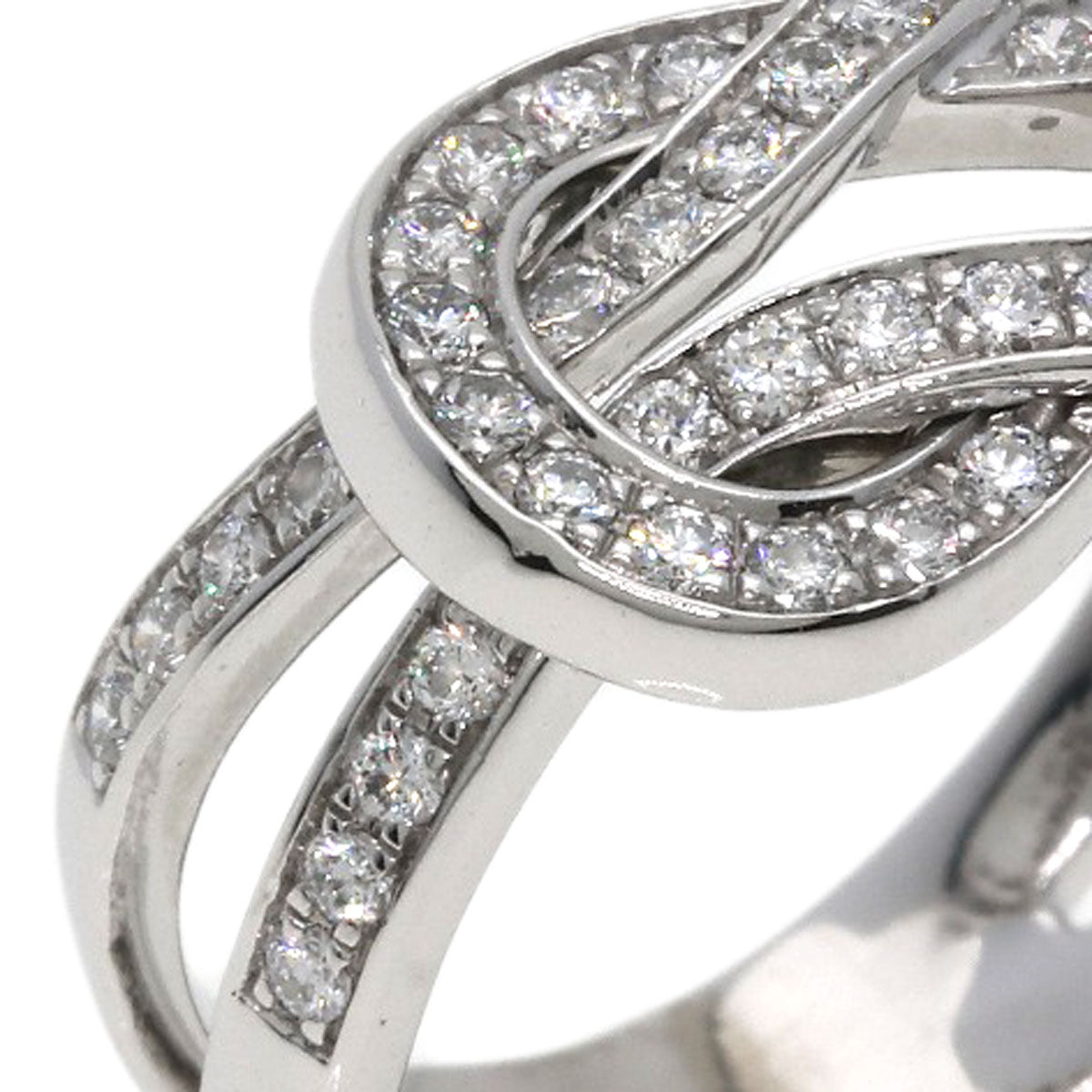 FRED Chance Infinie Diamond Ring K18 White Gold Ladies [Used]