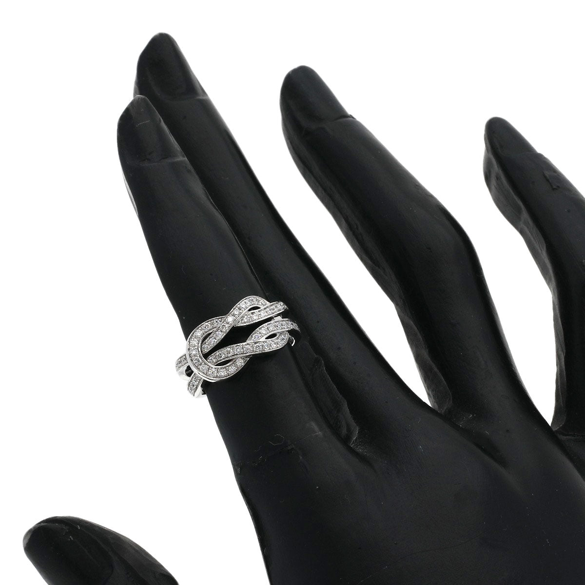 FRED Chance Infinie Diamond Ring K18 White Gold Ladies [Used]