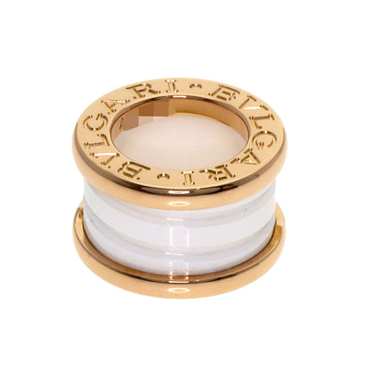 BVLGARI B.zero1 White Ceramic Pendant top K18 Pink Gold Ladies [Used]
