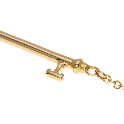TIFFANY&Co. Heart key Necklace K18 Pink Gold Ladies [Used]