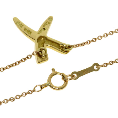 TIFFANY&Co. kiss Necklace K18 Yellow Gold Ladies [Used]