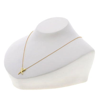 TIFFANY&Co. kiss Necklace K18 Yellow Gold Ladies [Used]