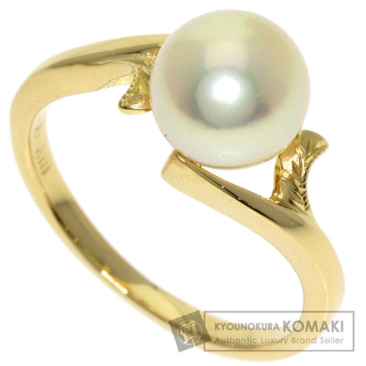 MIKIMOTO Pearl Pearl Ring K18 Yellow Gold Ladies [Used]
