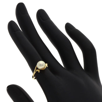 MIKIMOTO Pearl Pearl Ring K18 Yellow Gold Ladies [Used]