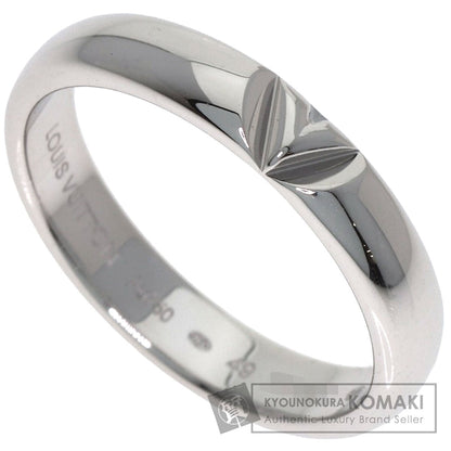 LOUIS VUITTON LV Volt Multi Wedding Ring #49 Ring K18 White Gold Ladies [Used]