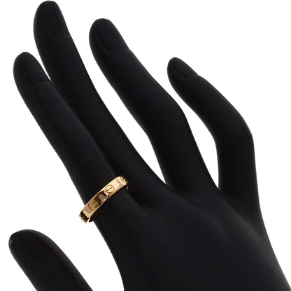 CARTIER Mini love ring #50 Ring K18 Pink Gold Ladies [Used]