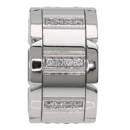 CARTIER Tank Française LM Diamond #48 Ring K18 White Gold Ladies [Used]