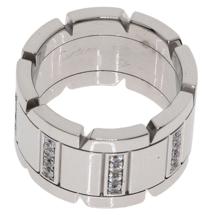 CARTIER Tank Française LM Diamond #48 Ring K18 White Gold Ladies [Used]