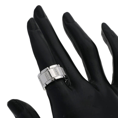 CARTIER Tank Française LM Diamond #48 Ring K18 White Gold Ladies [Used]