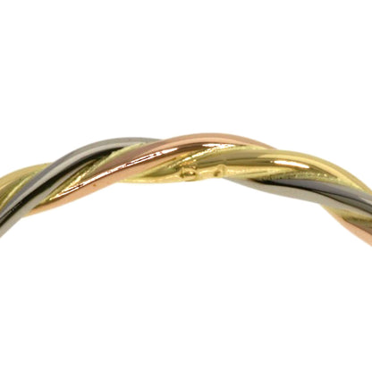 CARTIER Twist Emerald #51 Ring K18 Yellow Gold K18 White GoldLadies [Used]