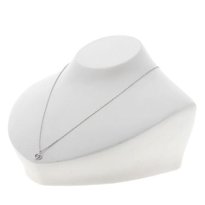 GUCCI Double G Necklace K18 White Gold Ladies [Used]