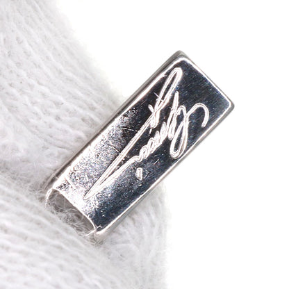 GUCCI with logo Bracelet K18 White Gold Ladies [Used]