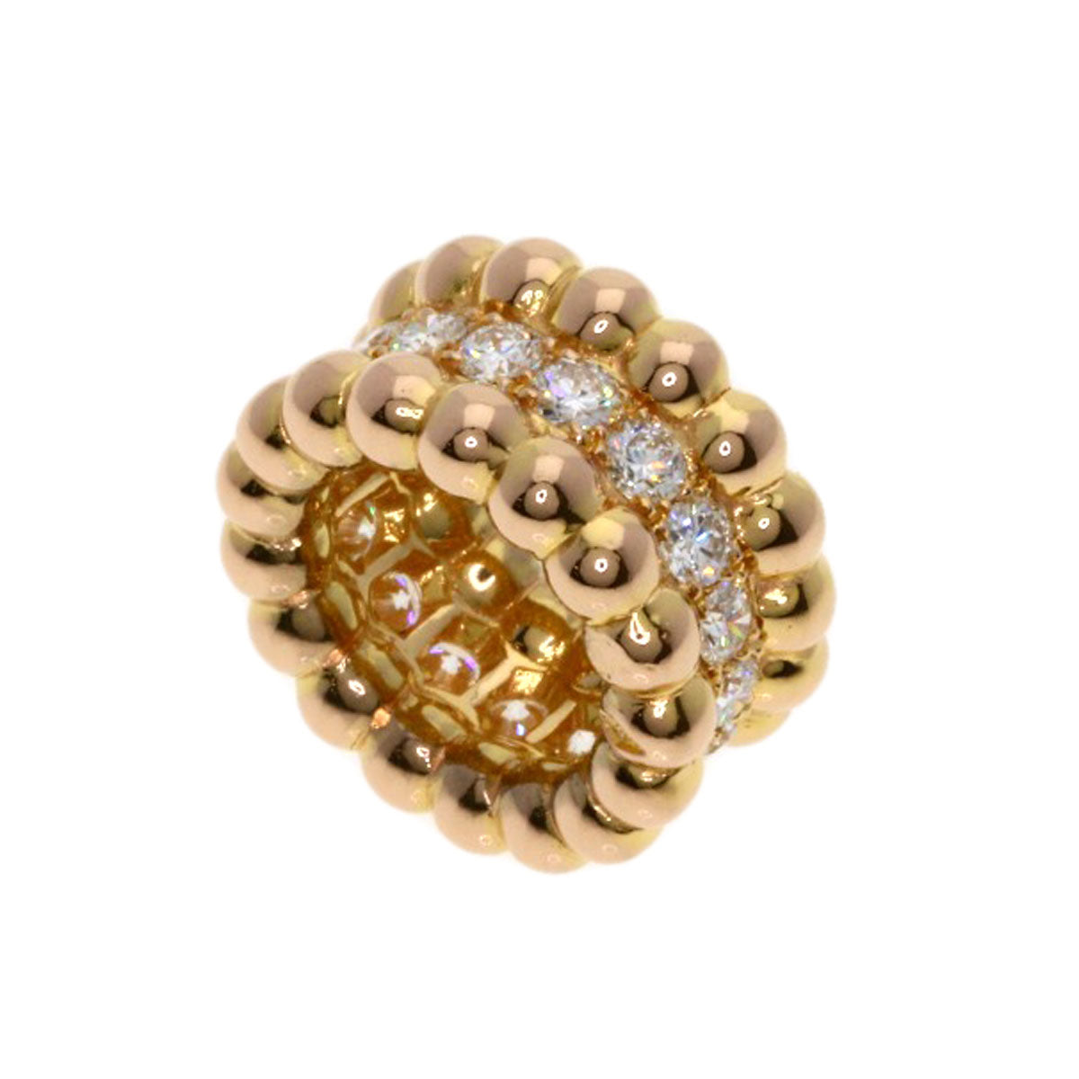 Van Cleef & Arpels Perlée Diamond Pendant top K18 Pink Gold Ladies [Used]