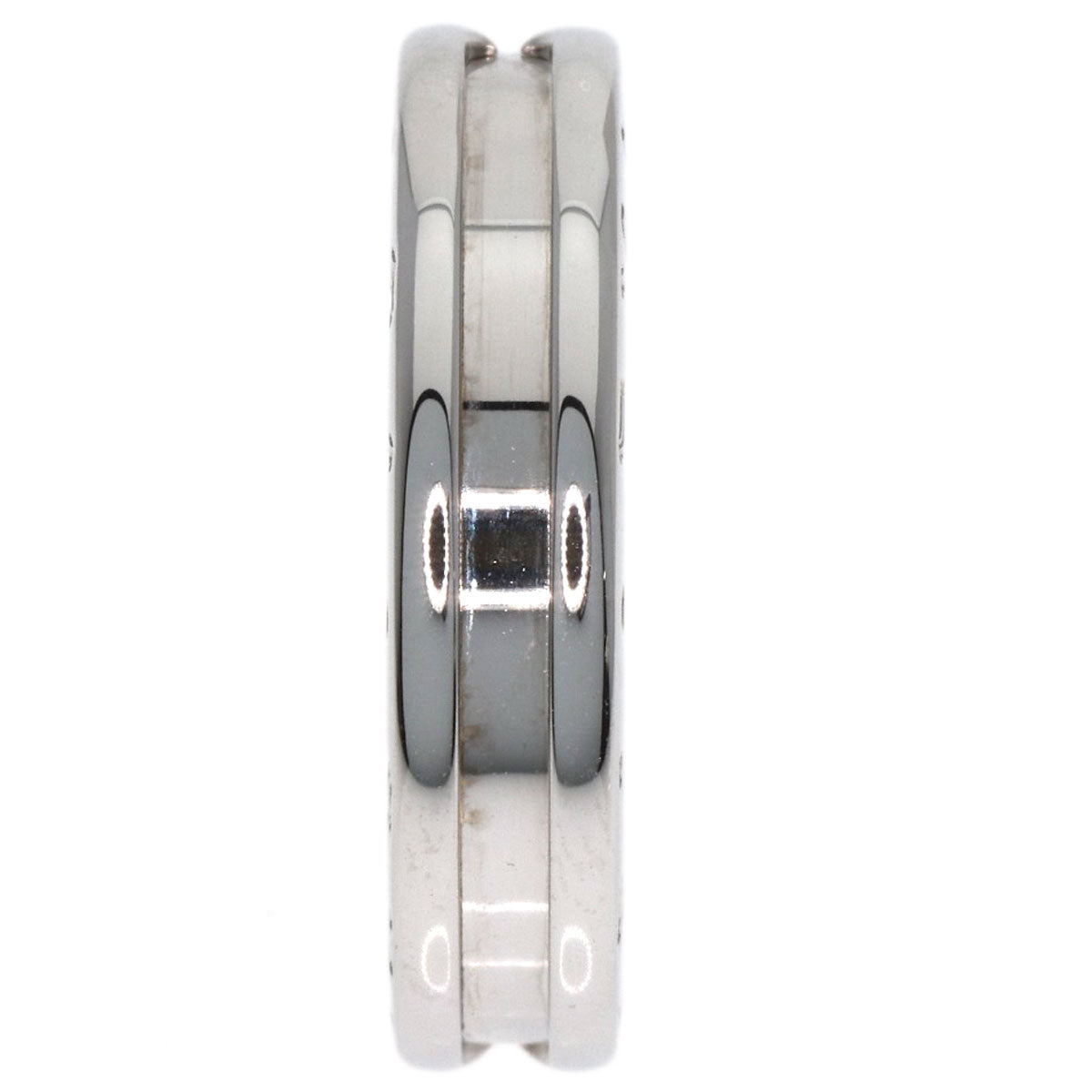 BVLGARI B.zero1 1 band #50 Ring K18 White Gold Ladies [Used]