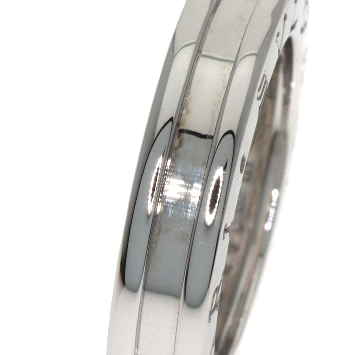 BVLGARI B.zero1 1 band #50 Ring K18 White Gold Ladies [Used]