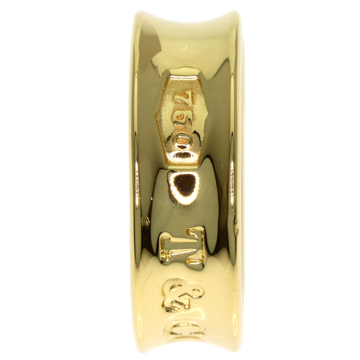 TIFFANY&Co. 1837 Ring K18 Yellow Gold Ladies [Used]