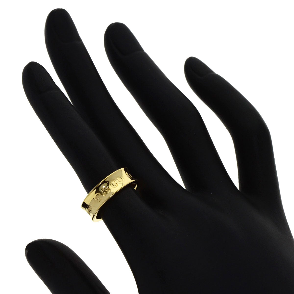 TIFFANY&Co. 1837 Ring K18 Yellow Gold Ladies [Used]