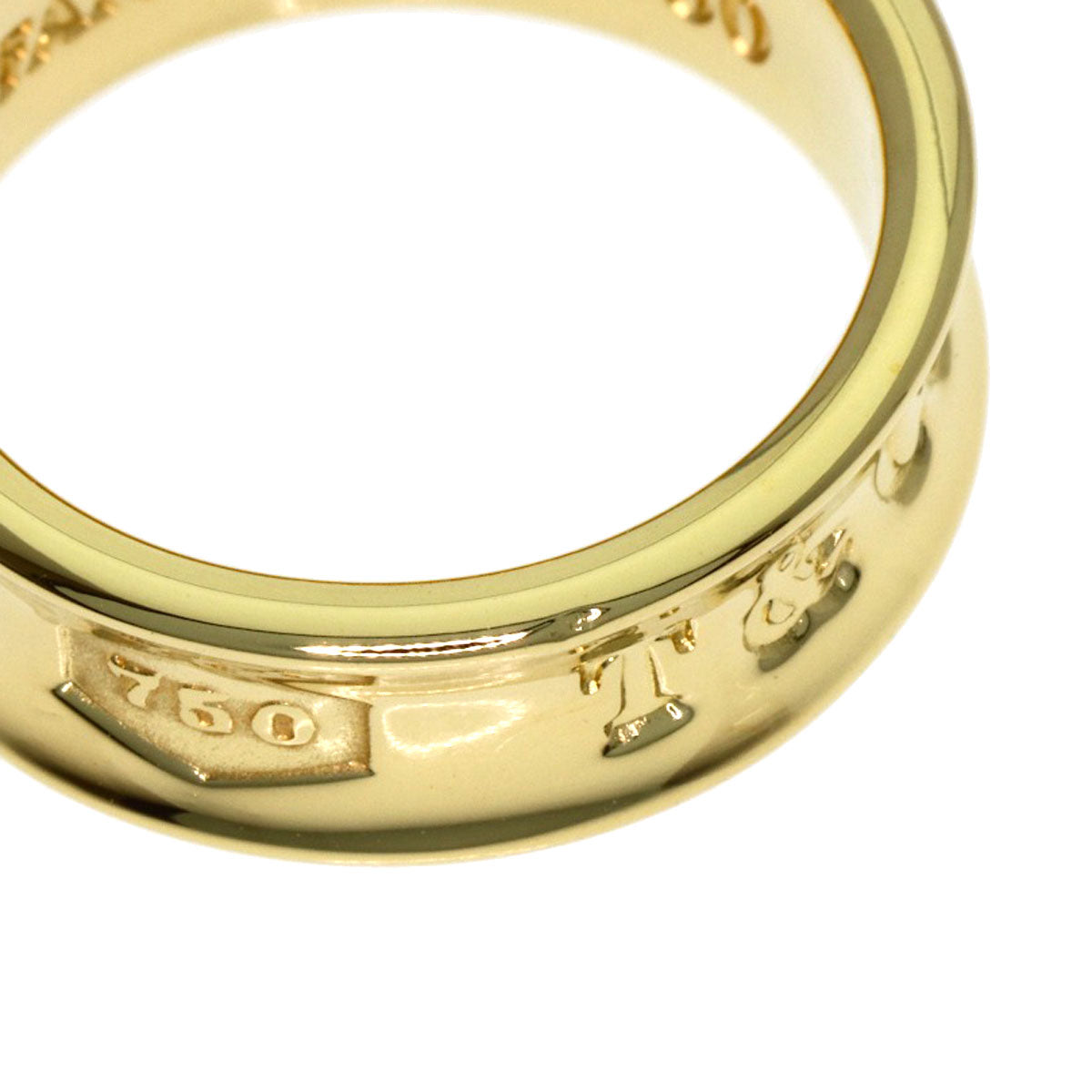 TIFFANY&Co. 1837 Ring K18 Yellow Gold Ladies [Used]