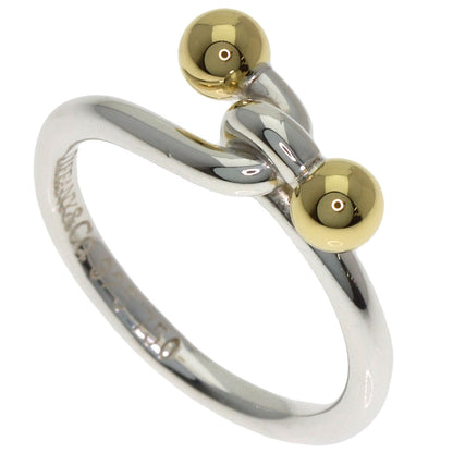 TIFFANY&Co. Love knot Ring Silver 18K Yellow GoldLadies [Used]