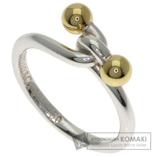 TIFFANY&Co. Love knot Ring Silver 18K Yellow GoldLadies [Used]