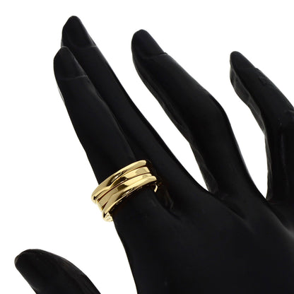 BVLGARI B.zero1 2 Band #49 Ring K18 Yellow Gold Ladies [Used]