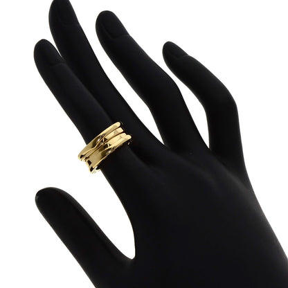 BVLGARI B.zero1 2 Band #49 Ring K18 Yellow Gold Ladies [Used]