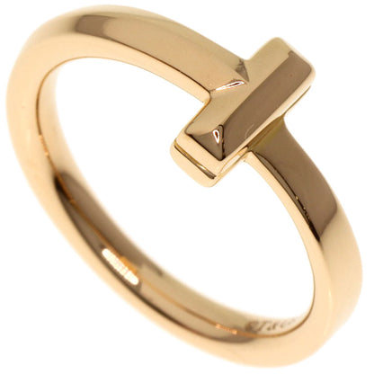 TIFFANY&Co. T one Ring K18 Pink Gold Ladies [Used]