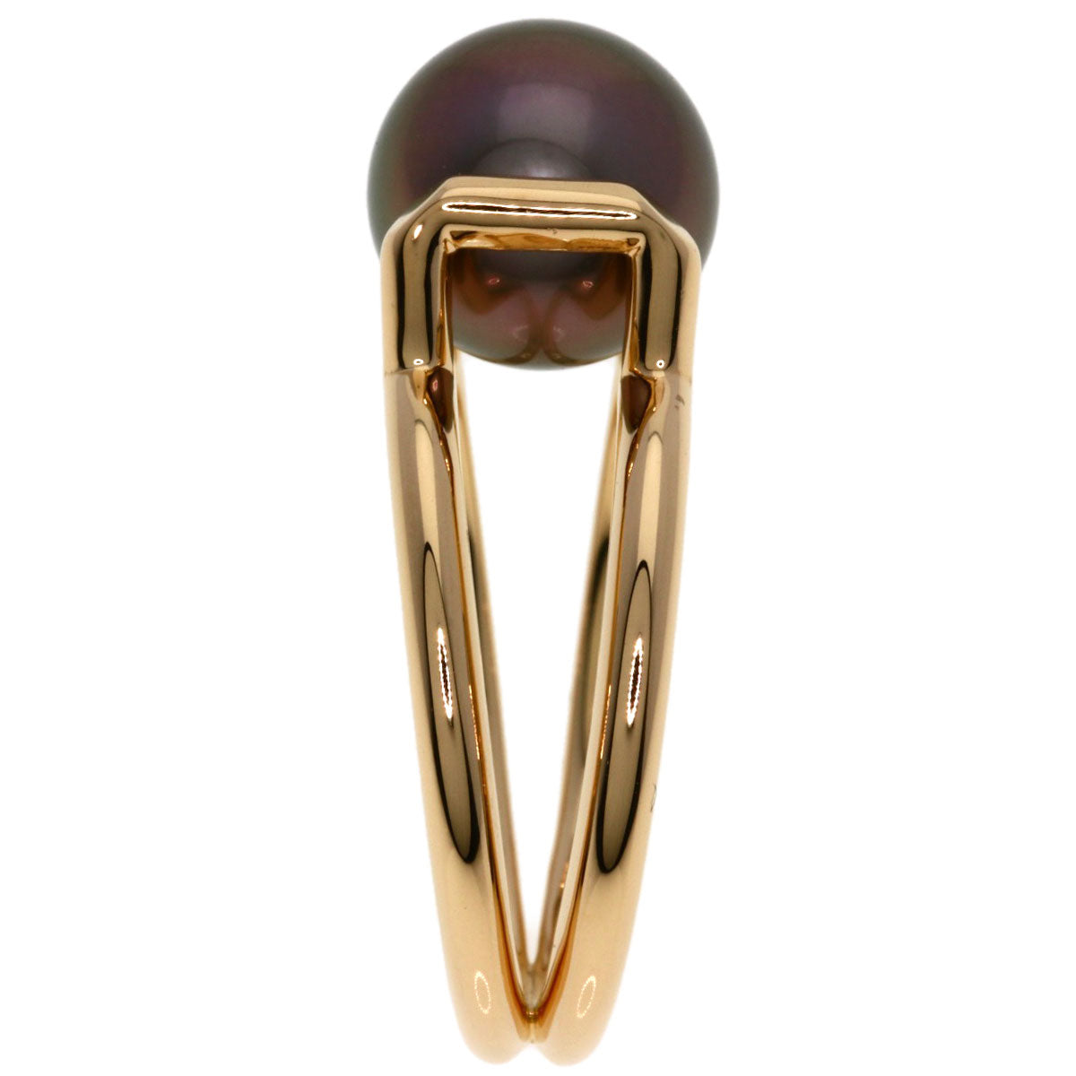 TIFFANY&Co. Hardware Pearl Pearl Ring K18 Pink Gold Ladies [Used]