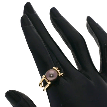 TIFFANY&Co. Hardware Pearl Pearl Ring K18 Pink Gold Ladies [Used]