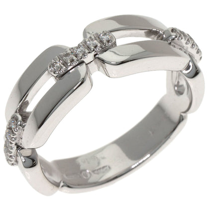 Damiani ィ エ Diamond Ring K18 White Gold Ladies [Used]