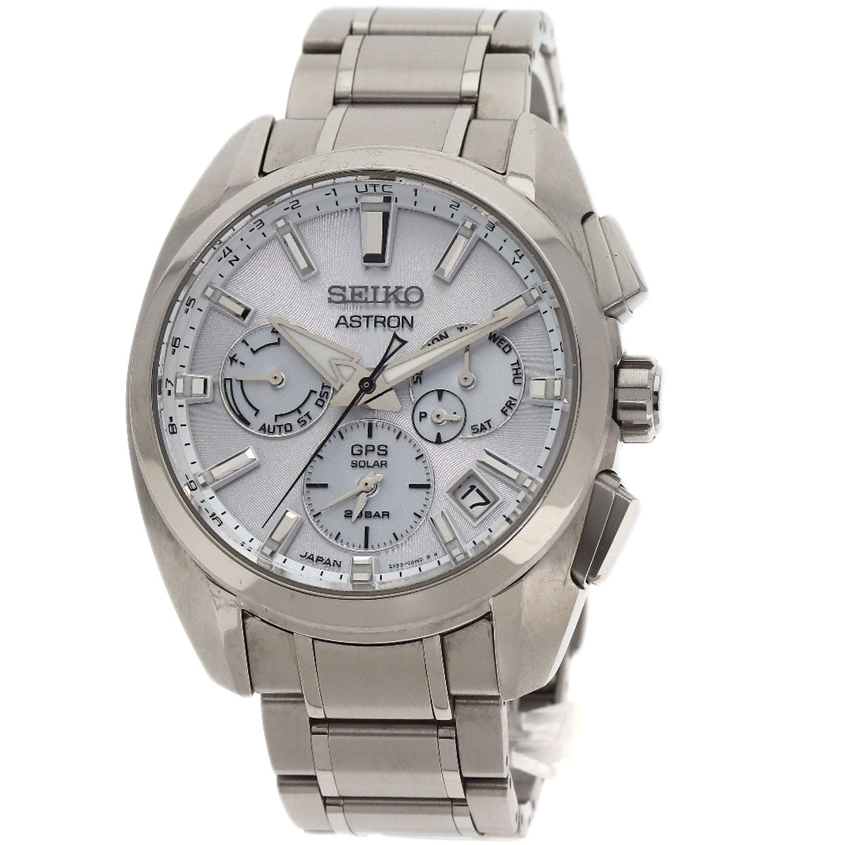SEIKO Astron GPSSolar Powered Watches SBXC063 5X53-0AV0 Titanium/Titanium mens