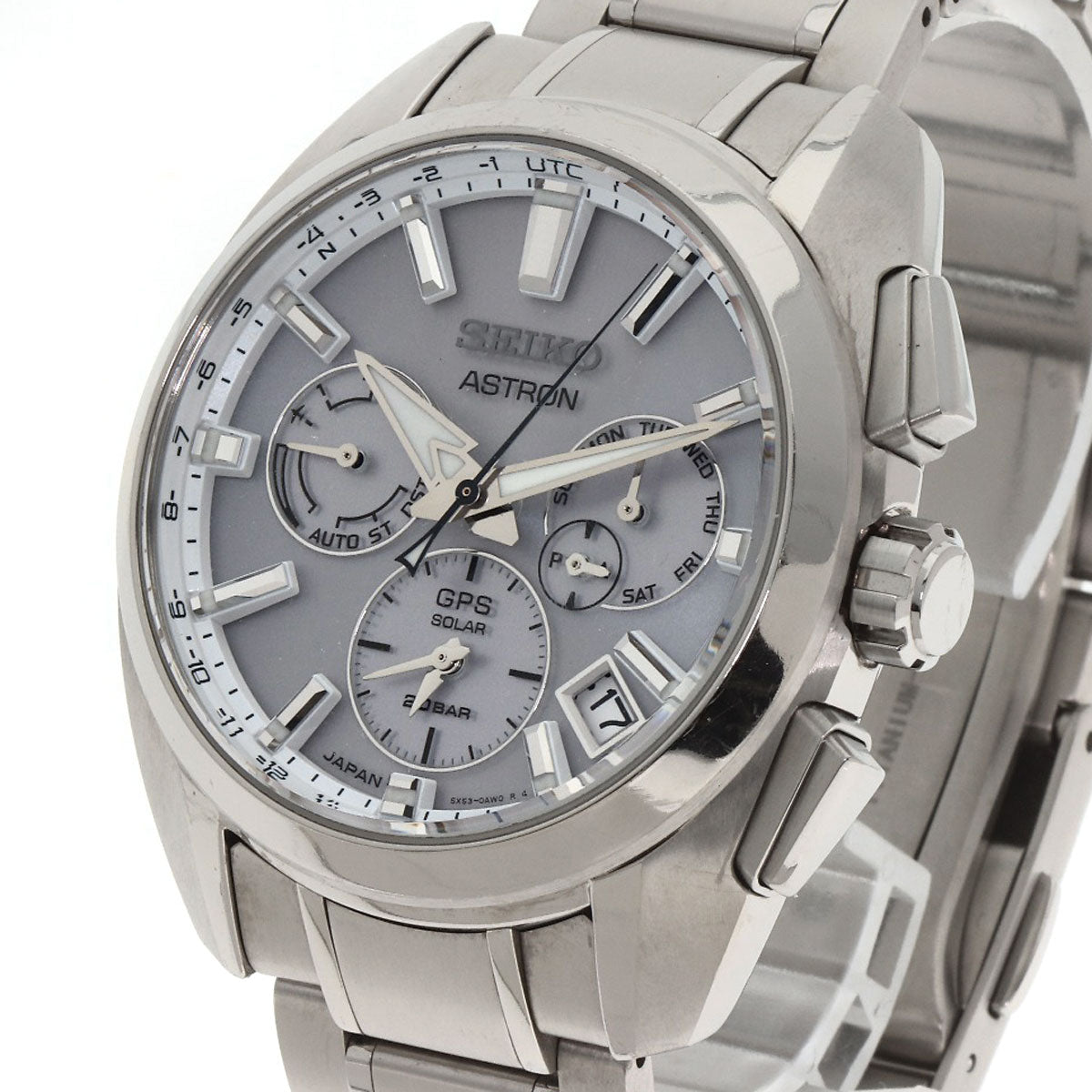 SEIKO Astron GPSSolar Powered Watches SBXC063 5X53-0AV0 Titanium/Titanium mens