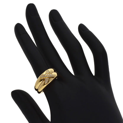 Chaumet Lian Diamond Ring K18 Yellow Gold Ladies [Used]