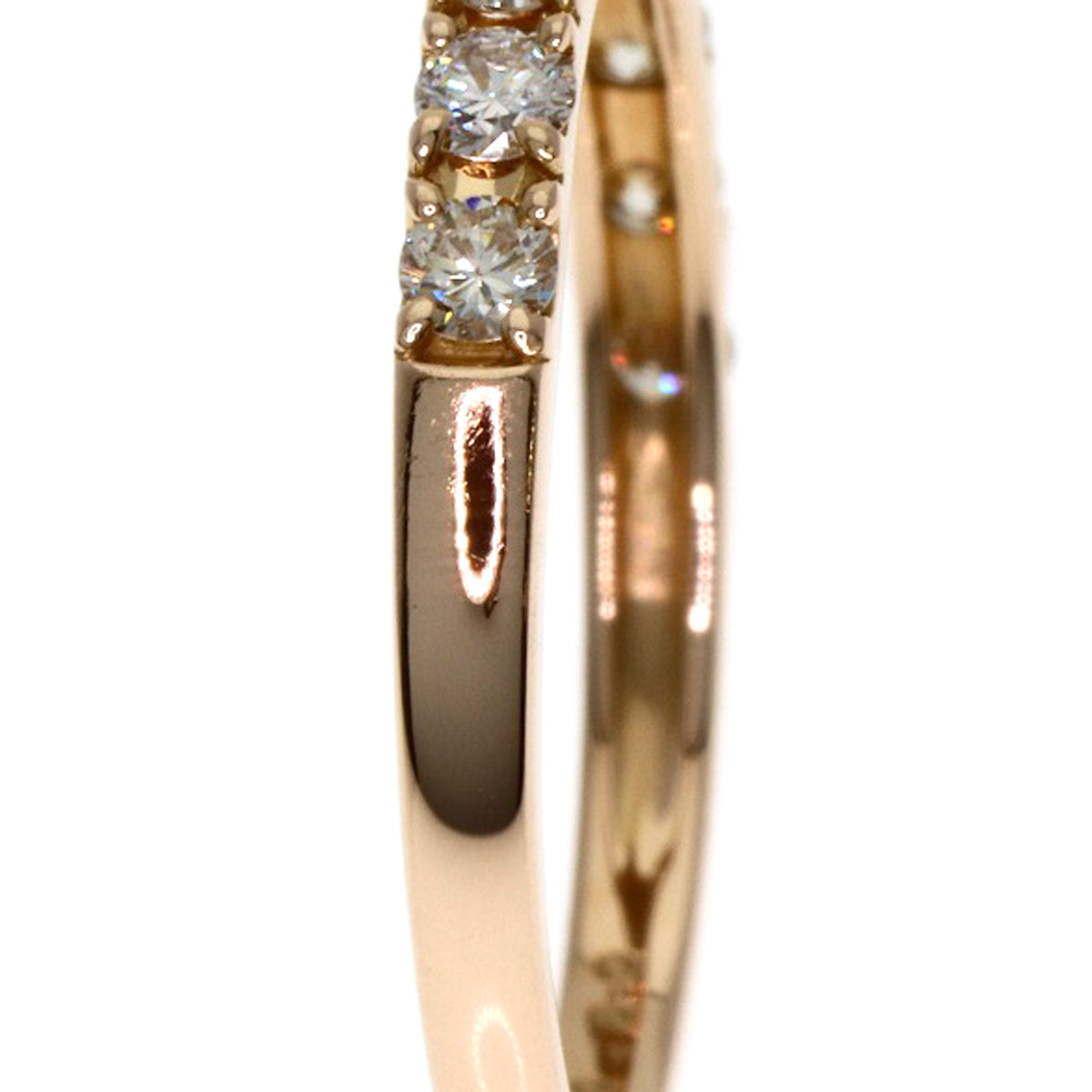 0.3ct Diamond Ring K18 Pink Gold 1.3g　Ladies