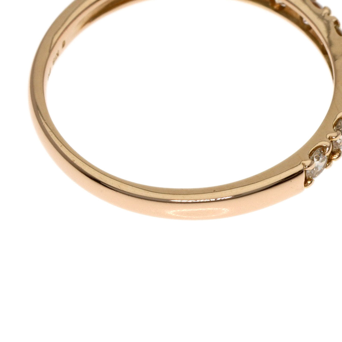 0.3ct Diamond Ring K18 Pink Gold 1.3g　Ladies